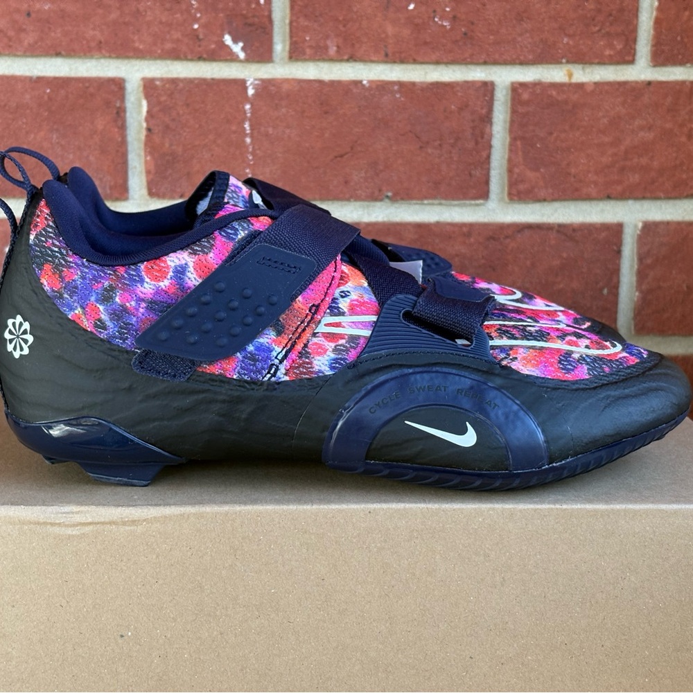 Nike Superrep Cycle 2 Spray Paint Multicolor Black Womens New Cycling Shoes
